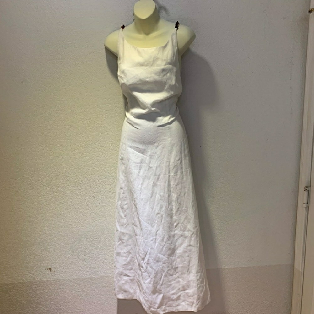 OBERON for SAKS 5th AVENUE SUMMER LINEN DRESS, 12